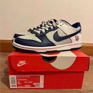 Nike Dunk Low GS 5Y Grey Fog Blue Void Brooklyn Nets Women’s 6.5